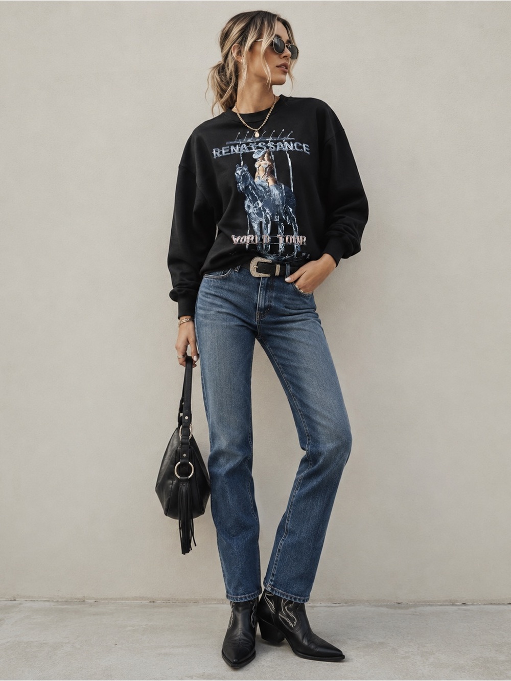 Black Renaissance World Tour Crewneck Sweater